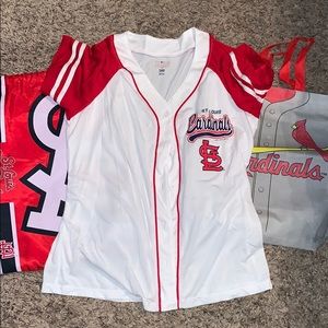 GUC Jersey & TWO St Louis Cardinals bags